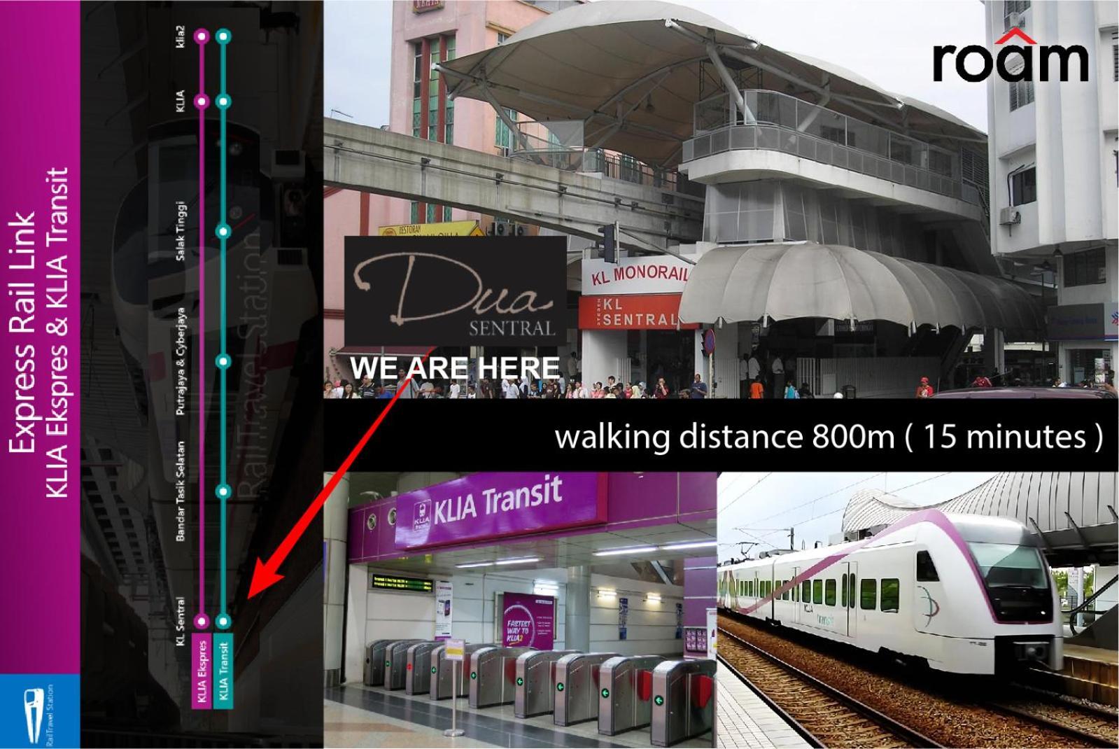 Dua Sentral Kl Sentral Lägenhet Kuala Lumpur Exteriör bild